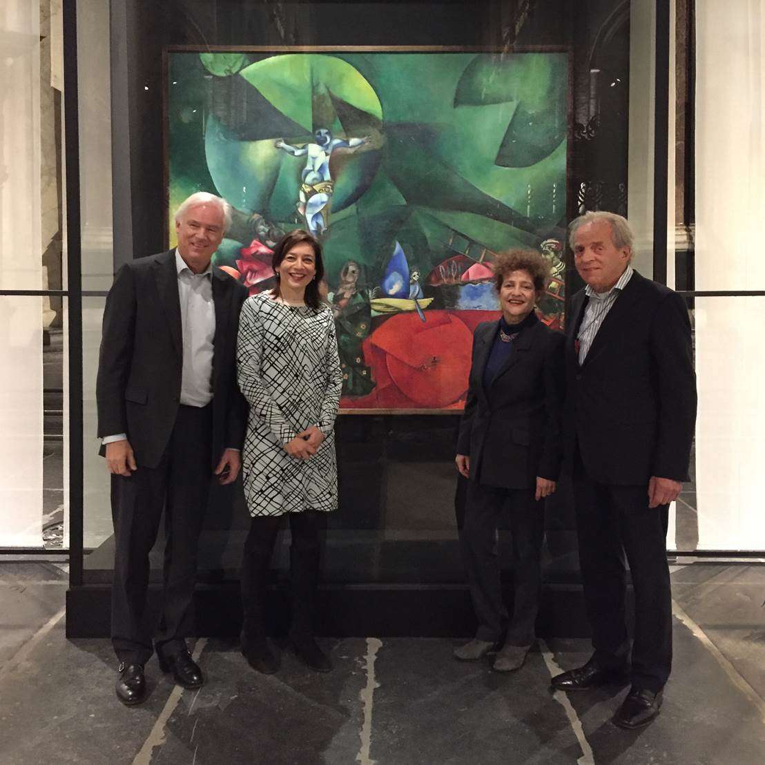 Kleindochter Chagall verrast met onverwacht bezoek
