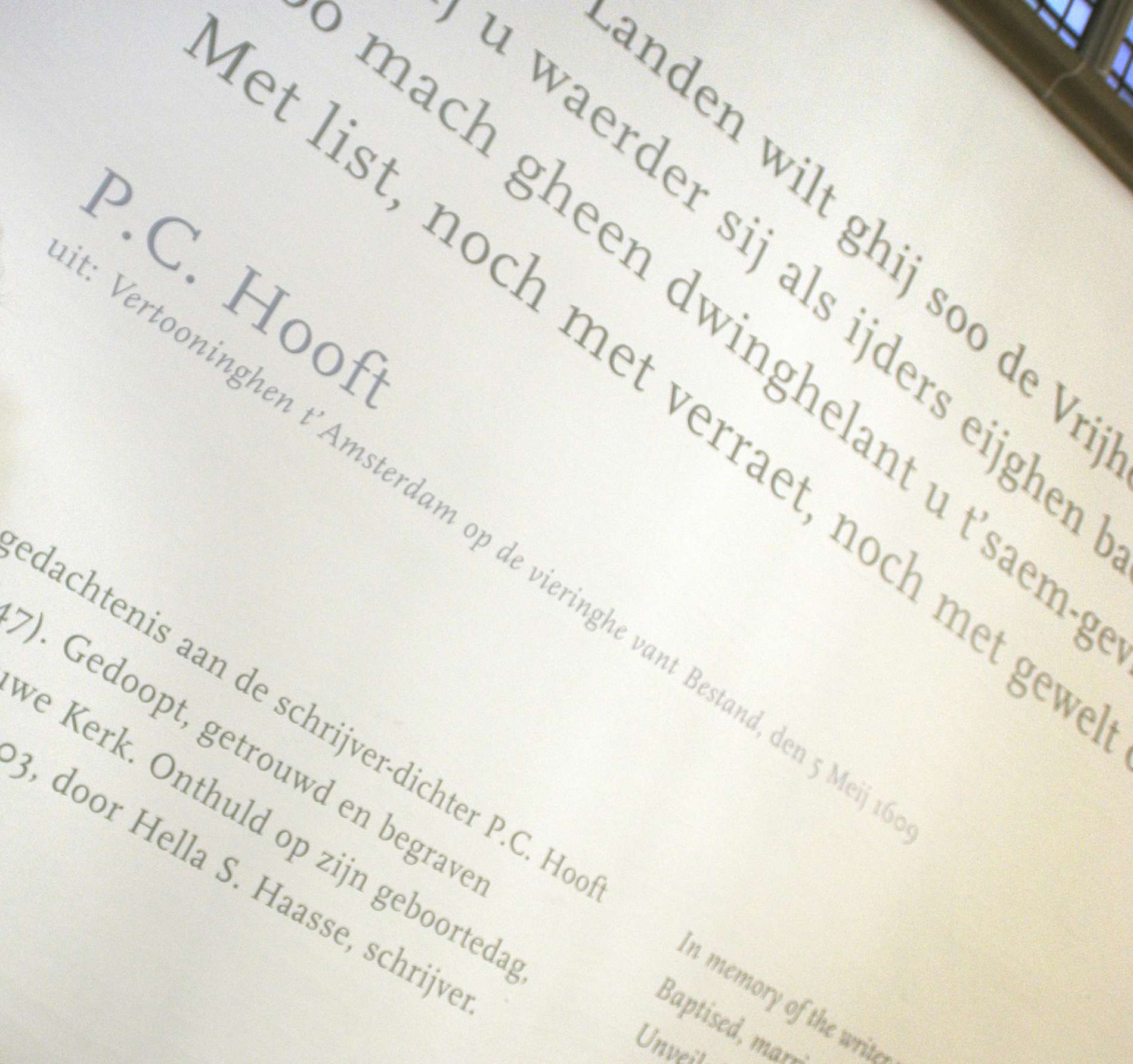 Gedenkteken P.C. Hooft