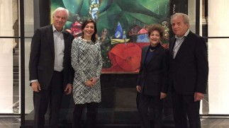 Kleindochter Chagall verrast met bezoek