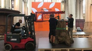 Opbouw kunstwerk Ai Weiwei van start gegaan